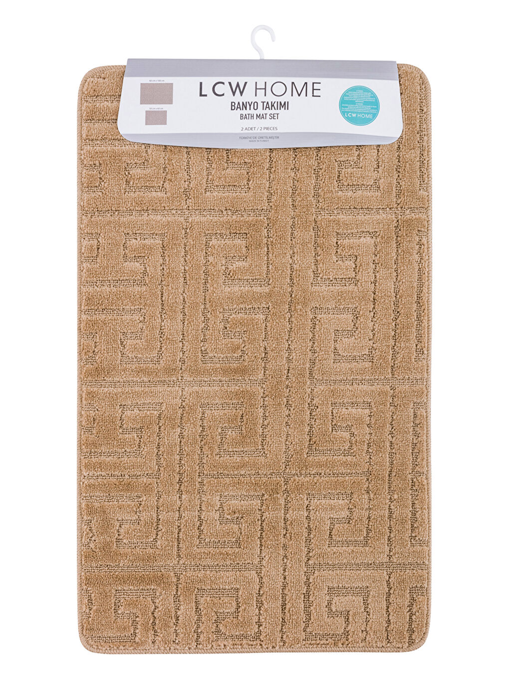 Patterned Bath Mat 2 Pack-3