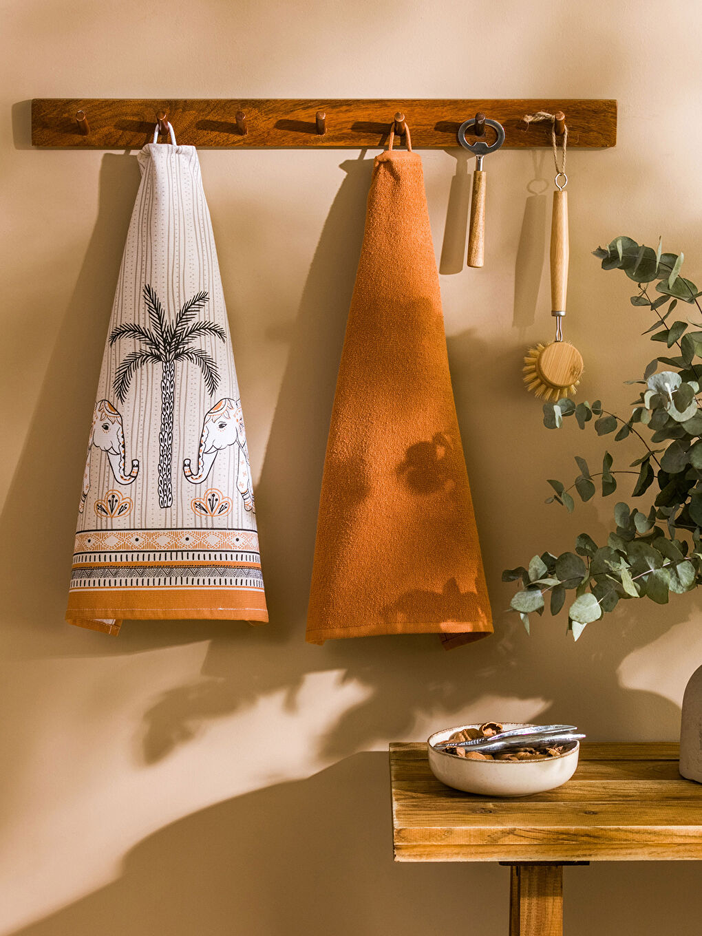 منشفة شاي مطبوعة - مجموعتين 40x50 سم