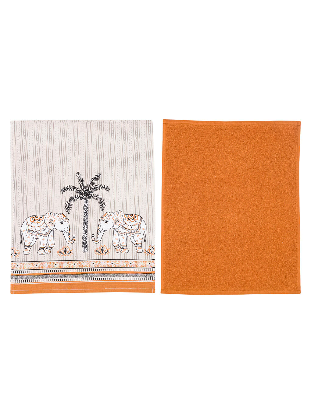 منشفة شاي مطبوعة - مجموعتين 40x50 سم-4
