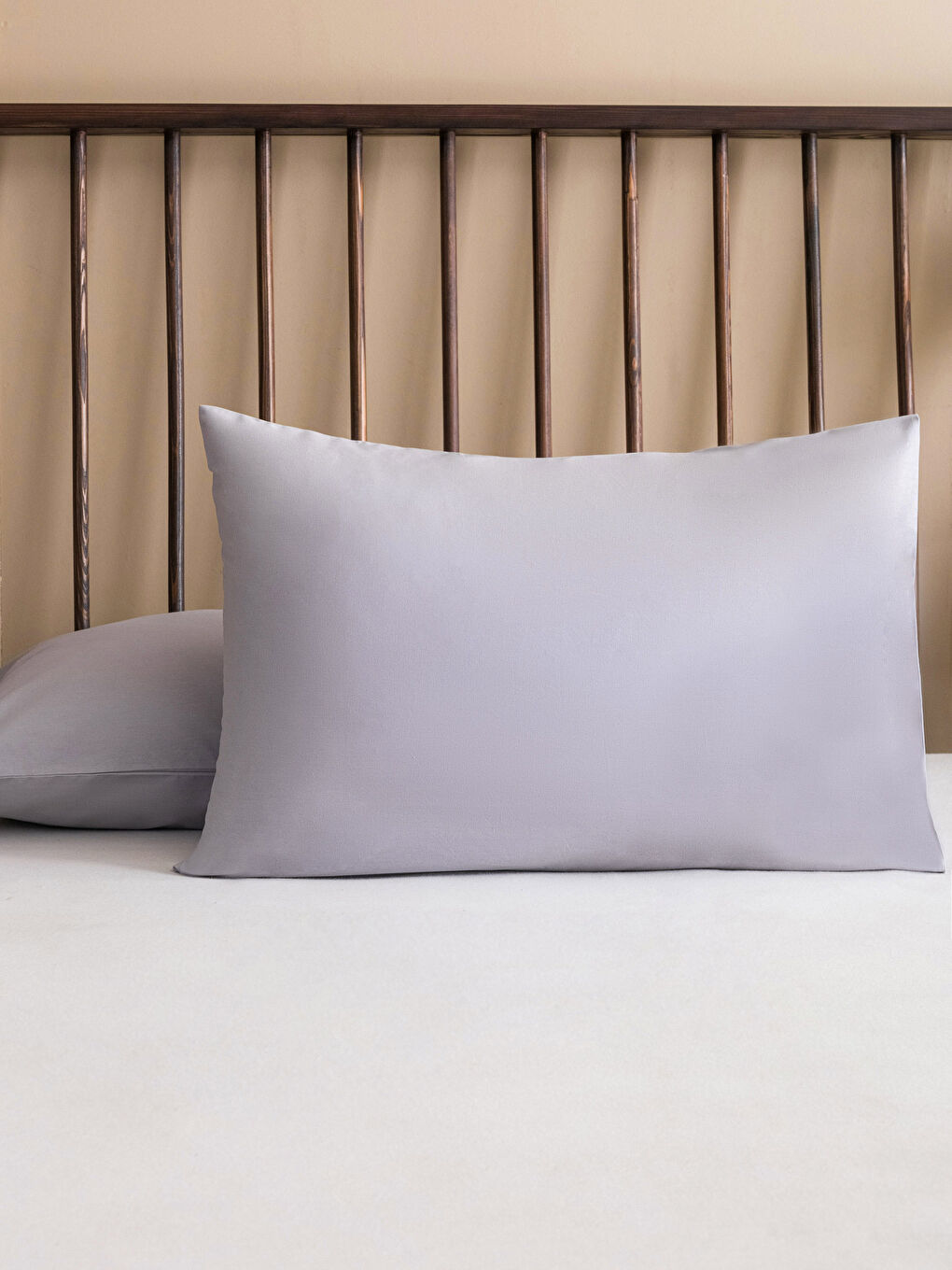 غطاء وسادة قطن سادة 2 قطعة 50x70 سم-1