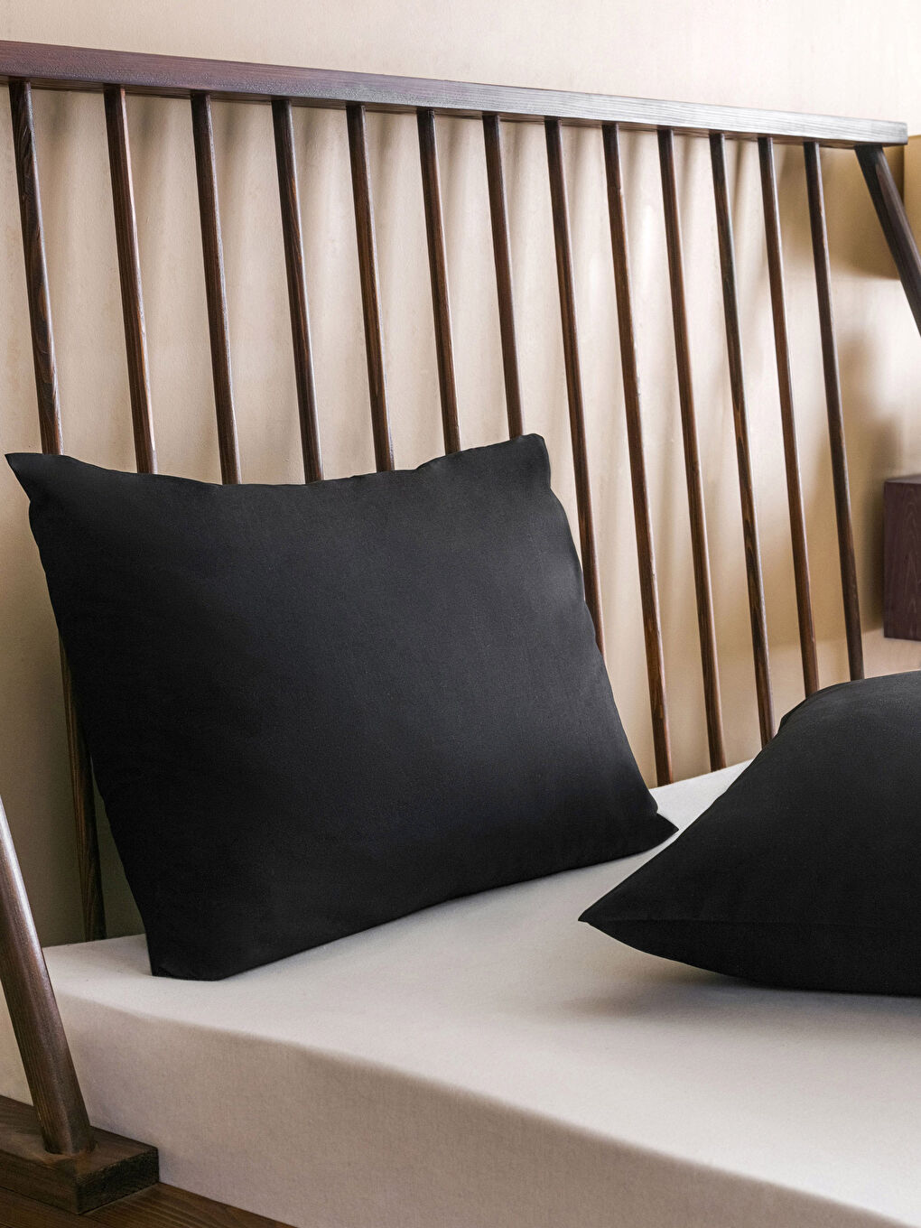 غطاء وسادة قطن سادة 2 قطعة 50x70 سم