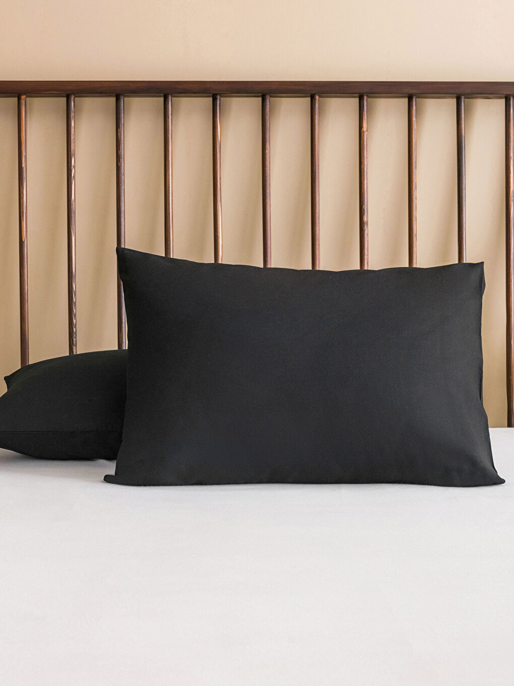 غطاء وسادة قطن سادة 2 قطعة 50x70 سم-1