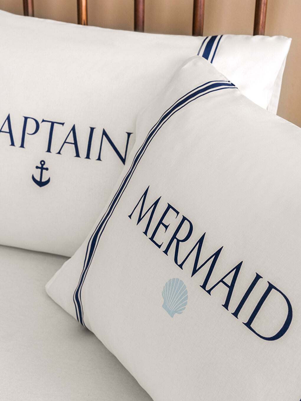 غطاء وسادة قطني مطبوع - مجموعتين 50x70 سم-2