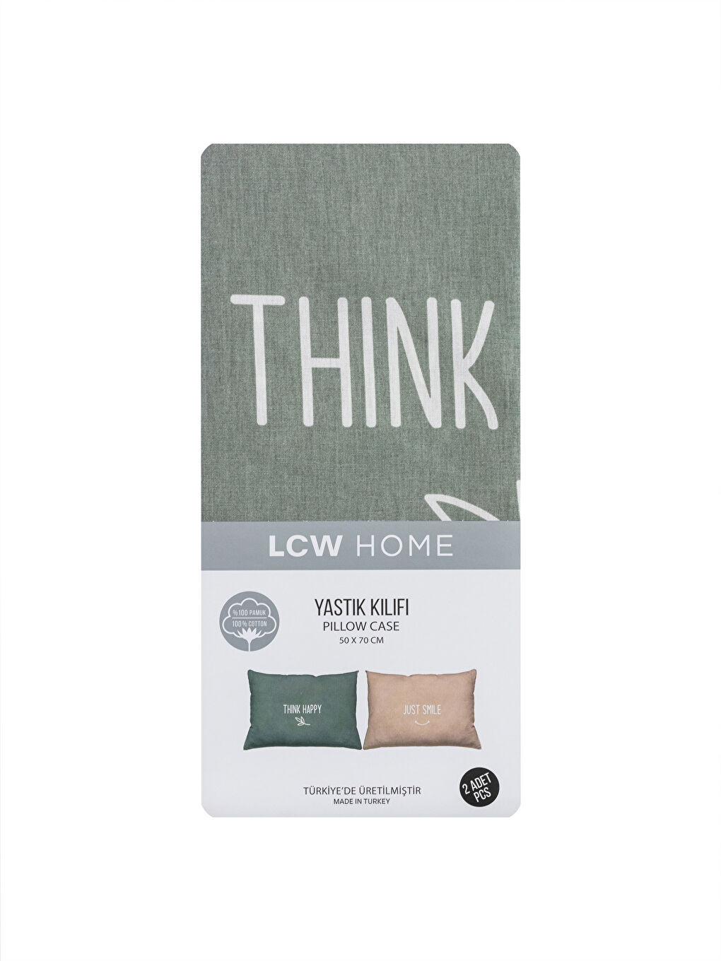 Cotton Printed Pillow Cover 2 Pcs 50x70 Cm-3