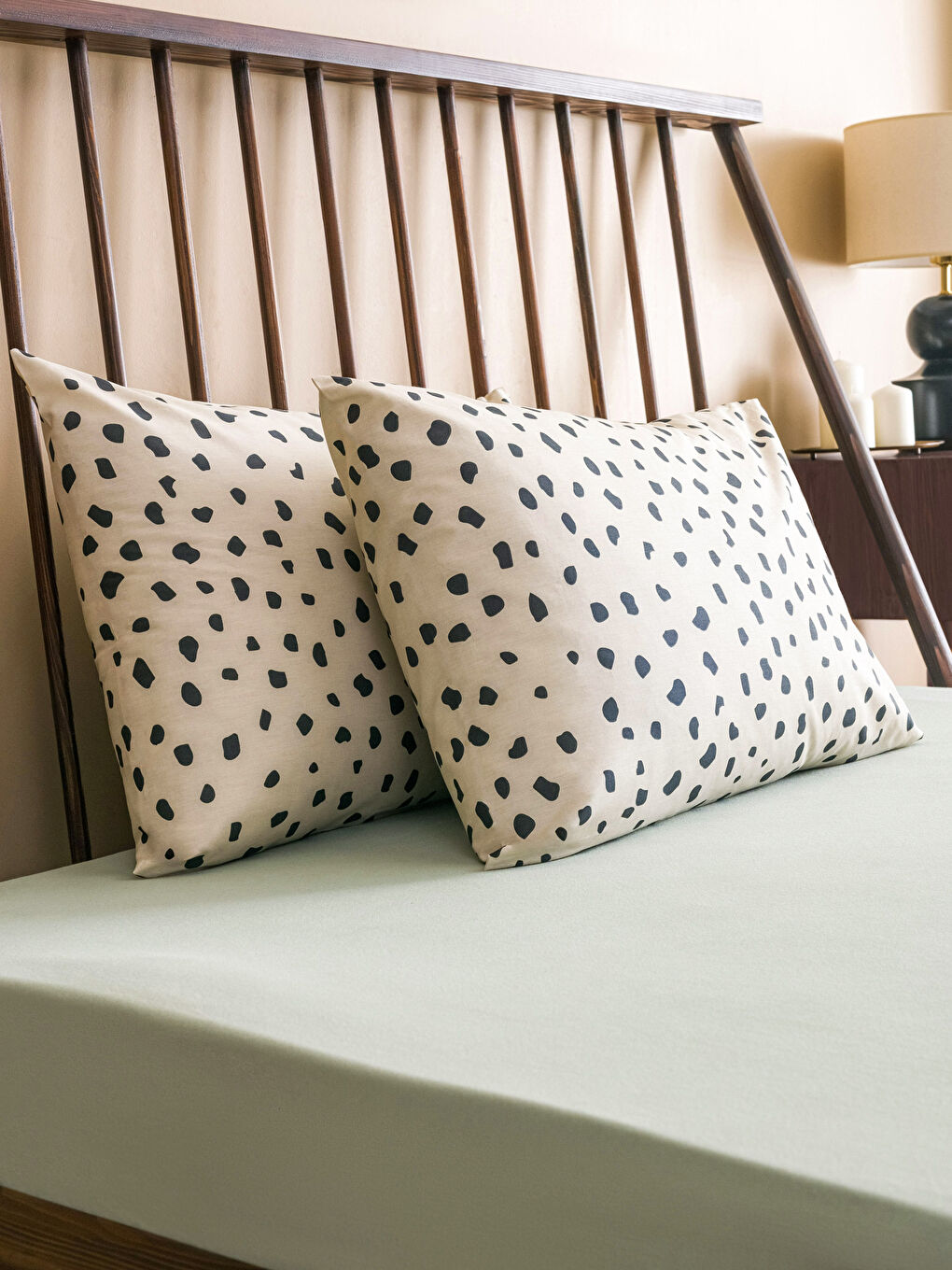 Patterned Cotton Pillowcase 2 Pack 50x70 cm