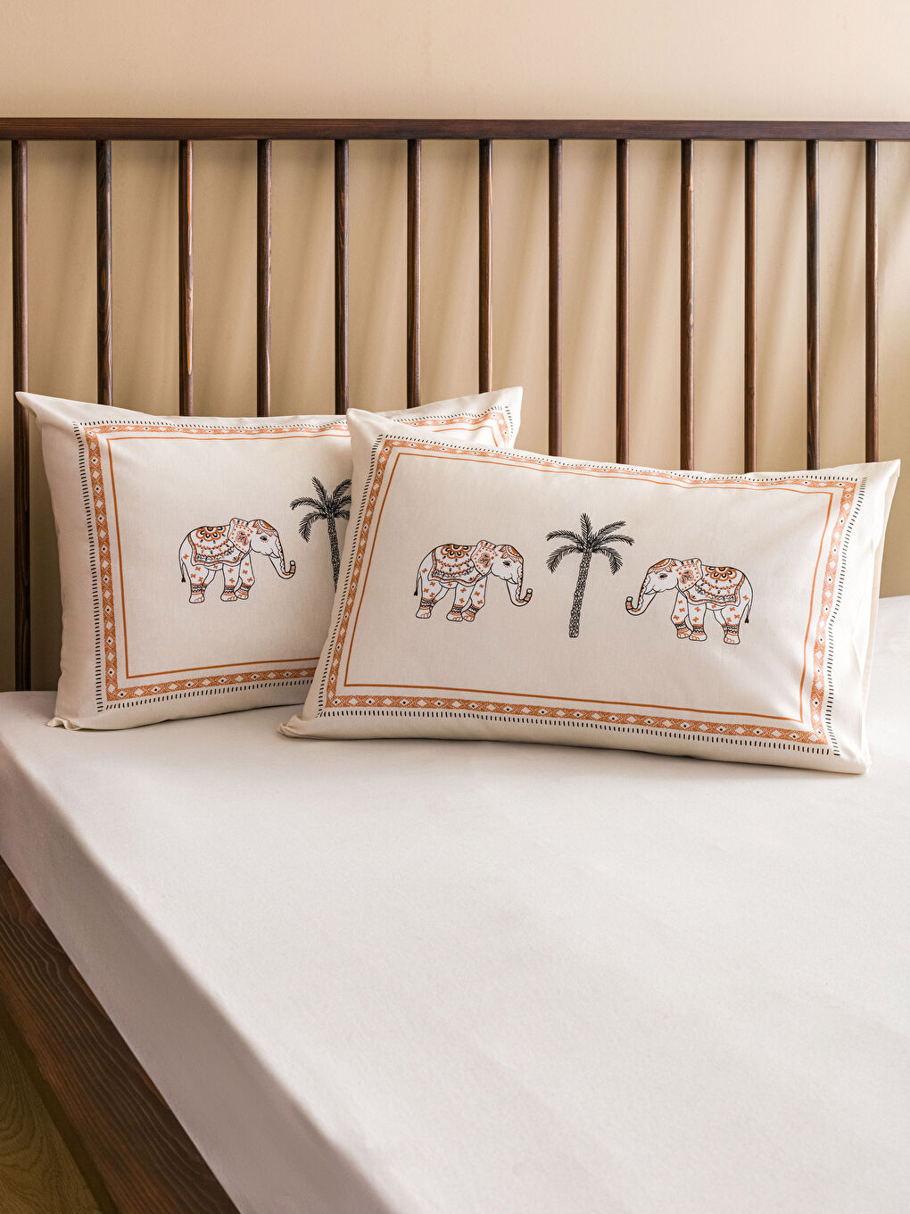 Cotton Printed Pillow Cover 2 Pcs 50x70 Cm