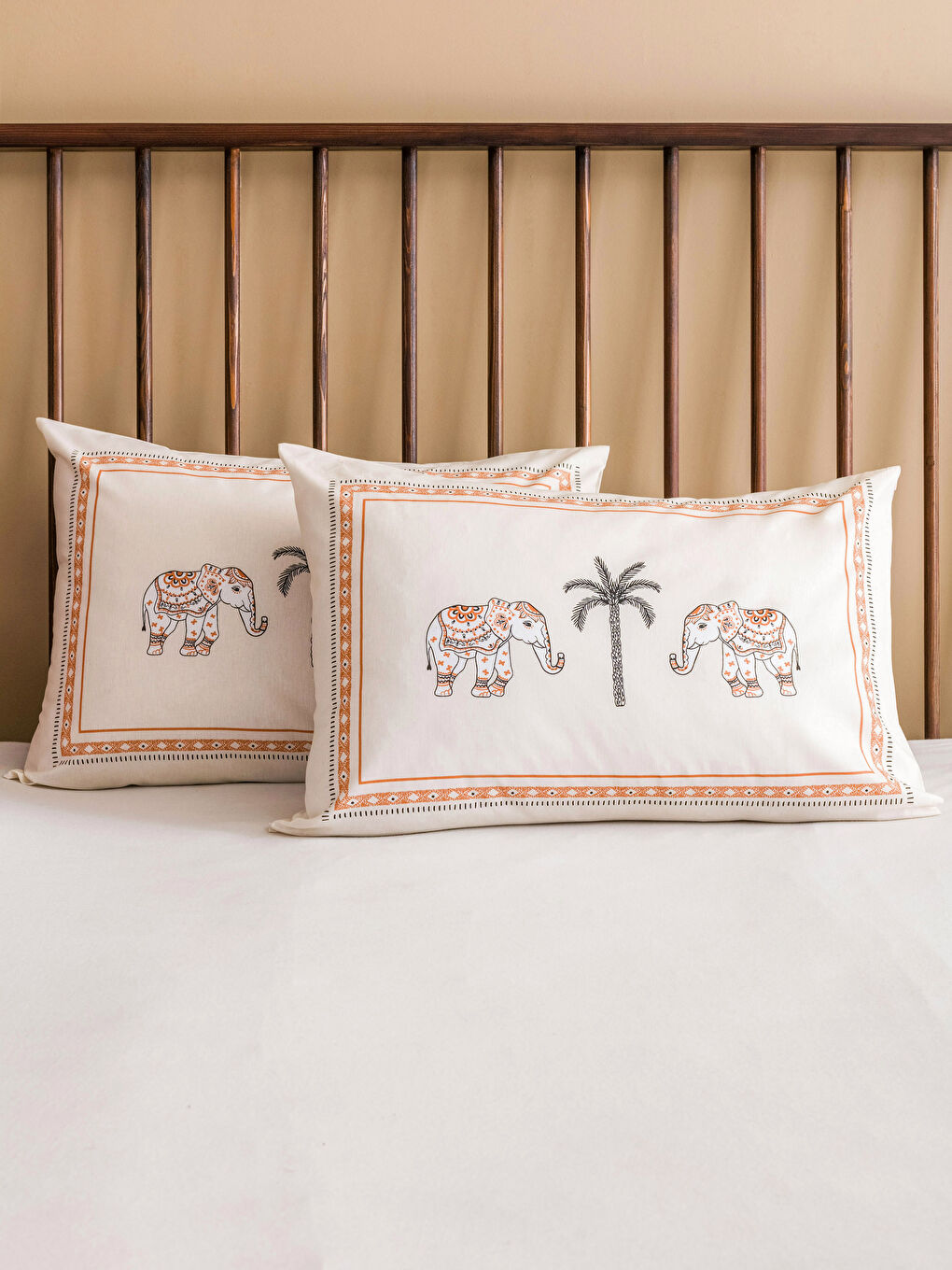Cotton Printed Pillow Cover 2 Pcs 50x70 Cm-1