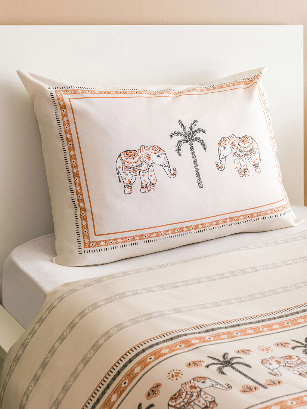 Karışık Pamuklu Tek Kişilik Nevresim Seti-2