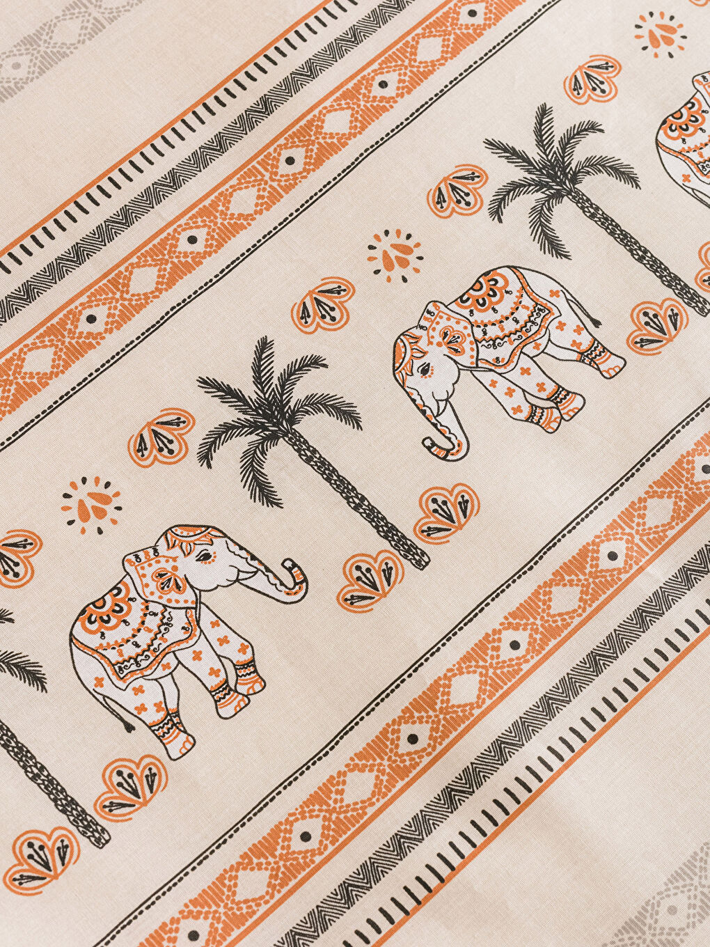 Karışık Pamuklu Tek Kişilik Nevresim Seti-4