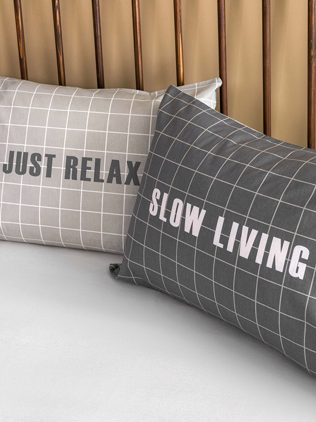 Fețe de Pernă din Bumbac cu Model 2 Bucăți 50x70 cm-2