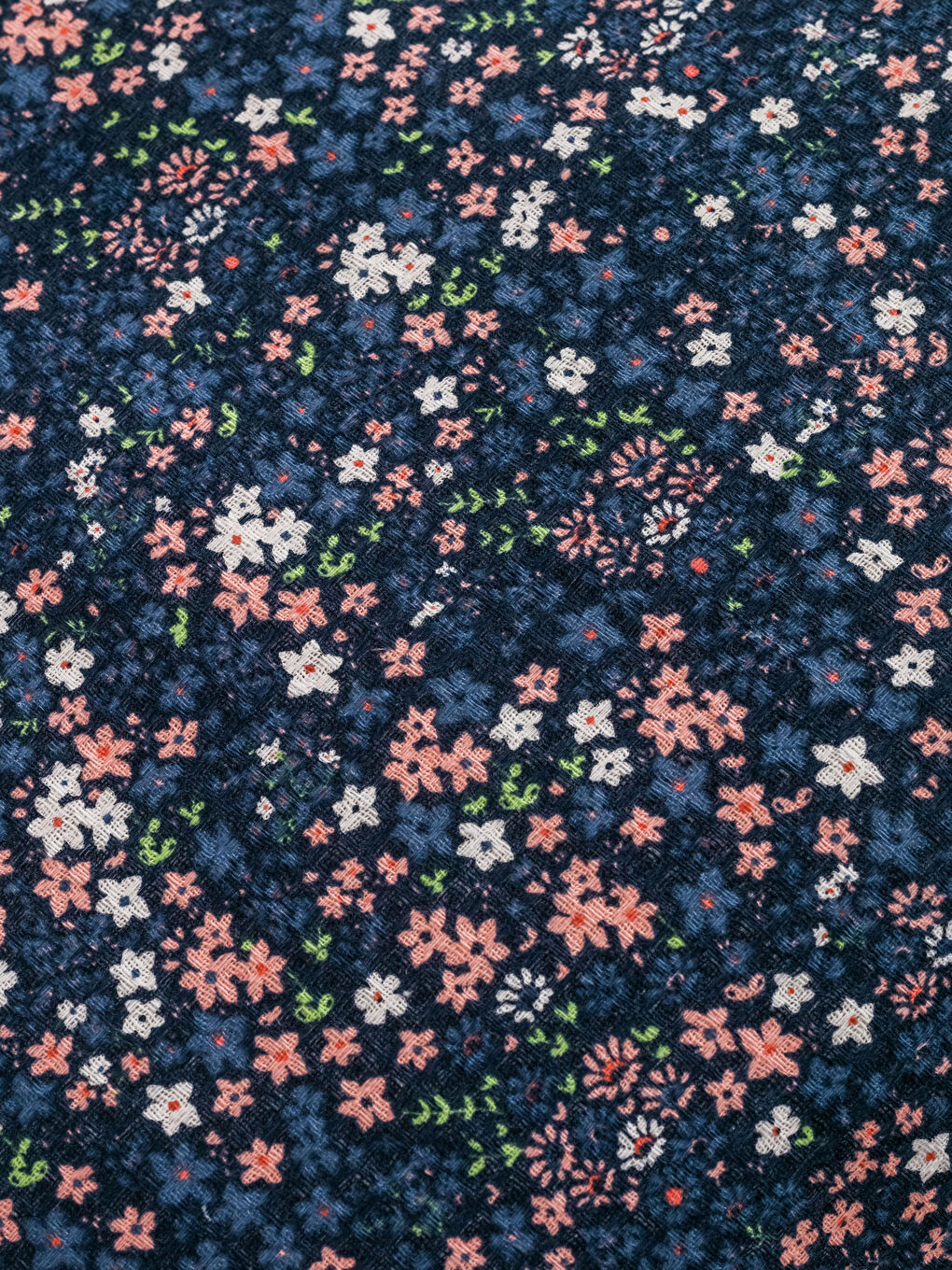 Karışık Çiçek Desenli Tek Kişilik Pike Seti-4