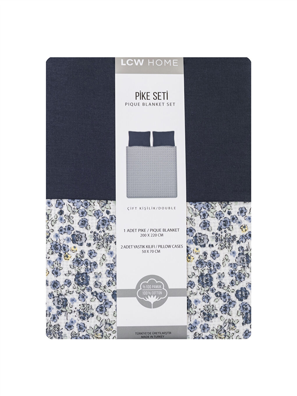 Cotton Patterned Double Pique Set-6