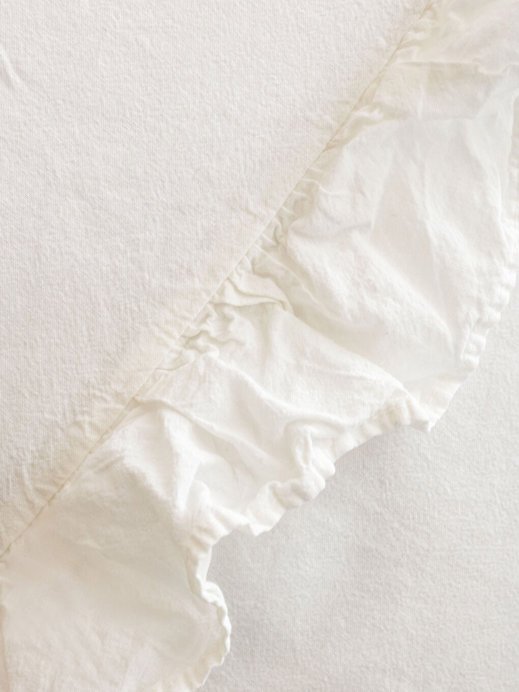 Beyaz Fırfır Detaylı Tek Kişilik Nevresim Seti-4