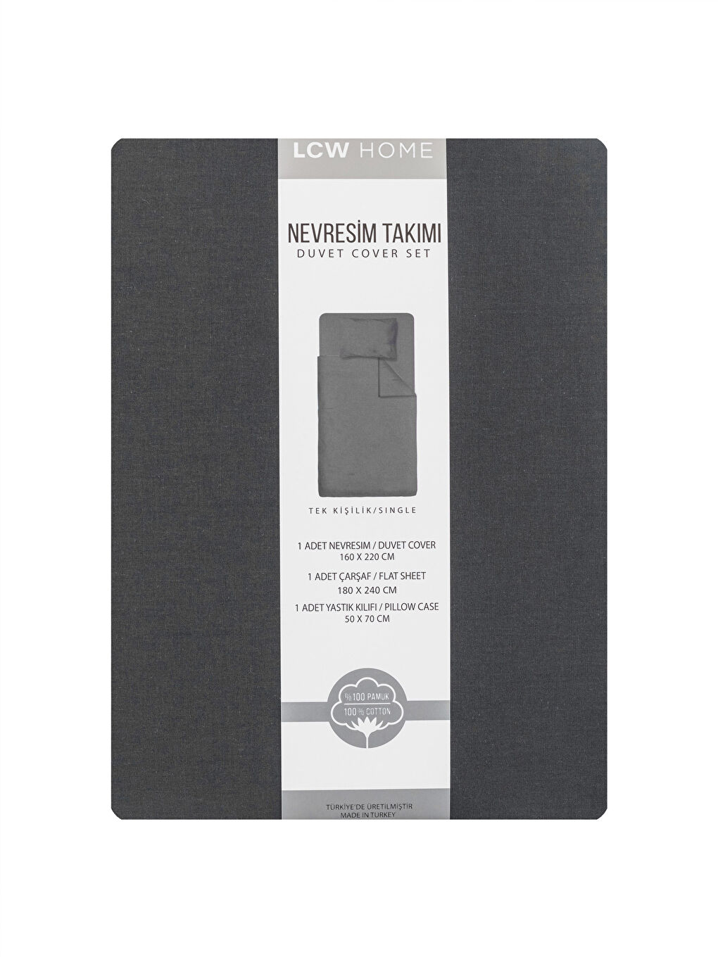 LCW HOME Single Duvet Cover Set -S3ES36Z8-S0N