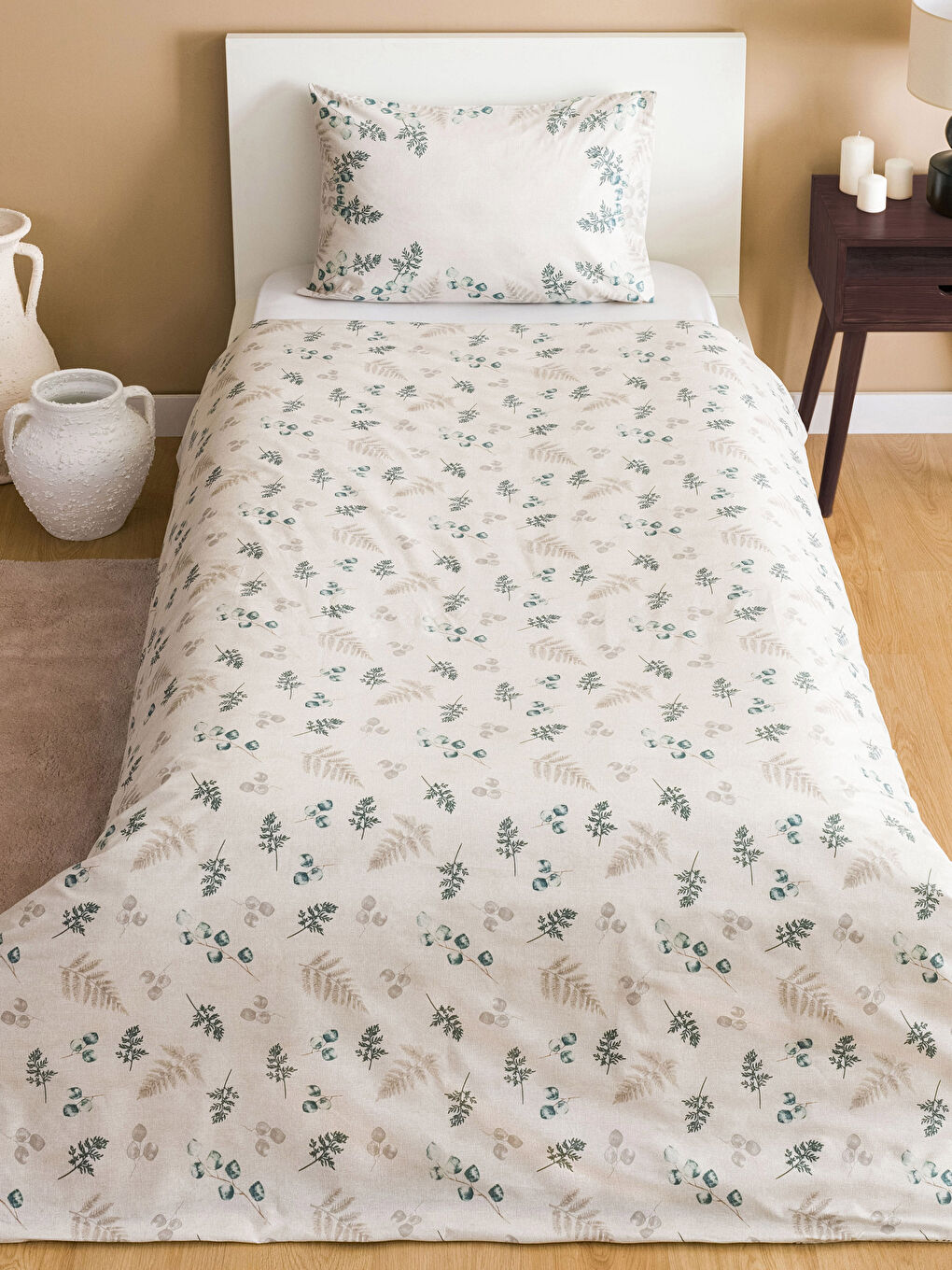 Patterned Single Bed Duvet Cover Set-1