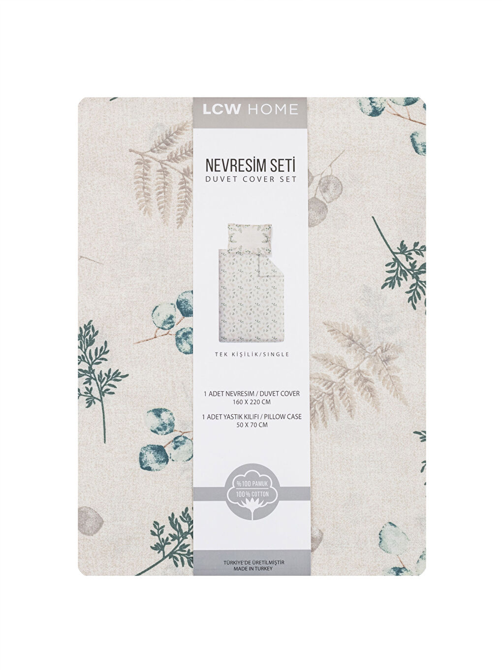 Patterned Single Bed Duvet Cover Set-6