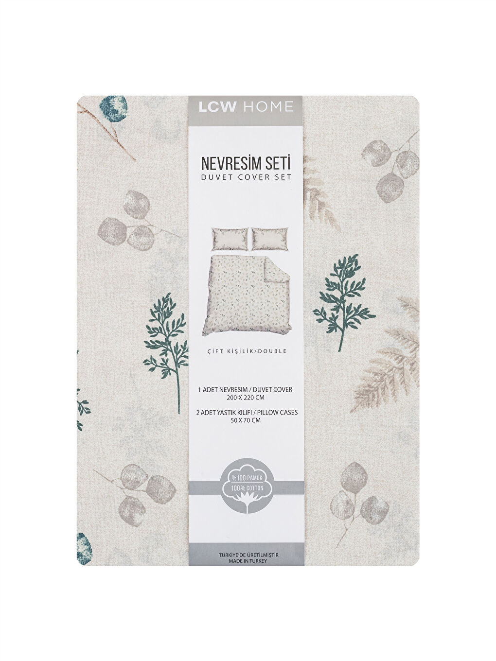 Patterned Double Duvet Cover Set-6