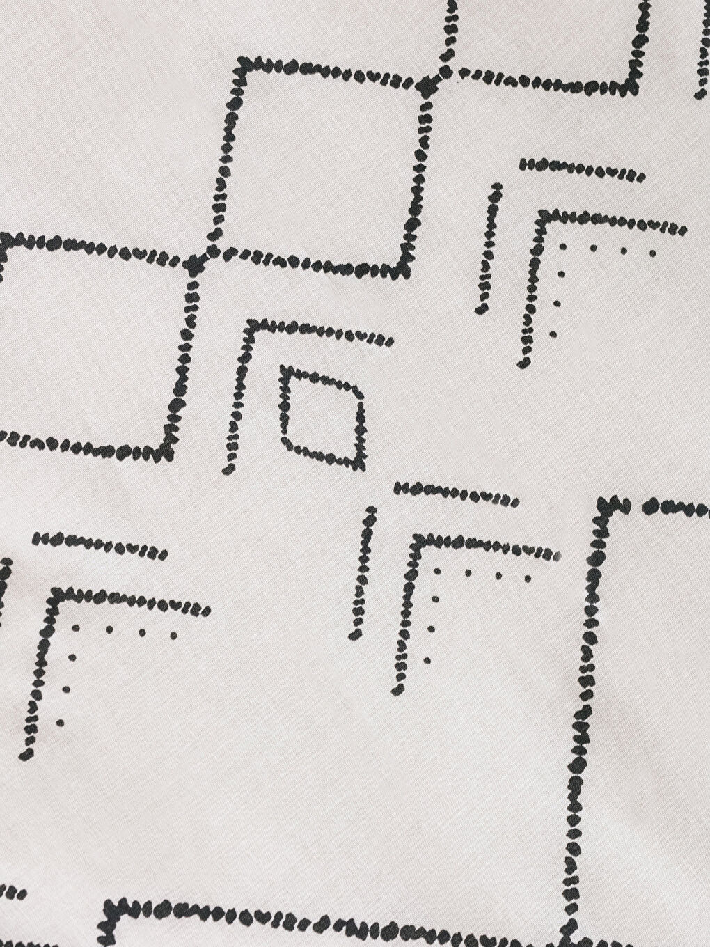 Siyah Etnik Desenli Pamuklu Tek Kişilik Nevresim Seti-4