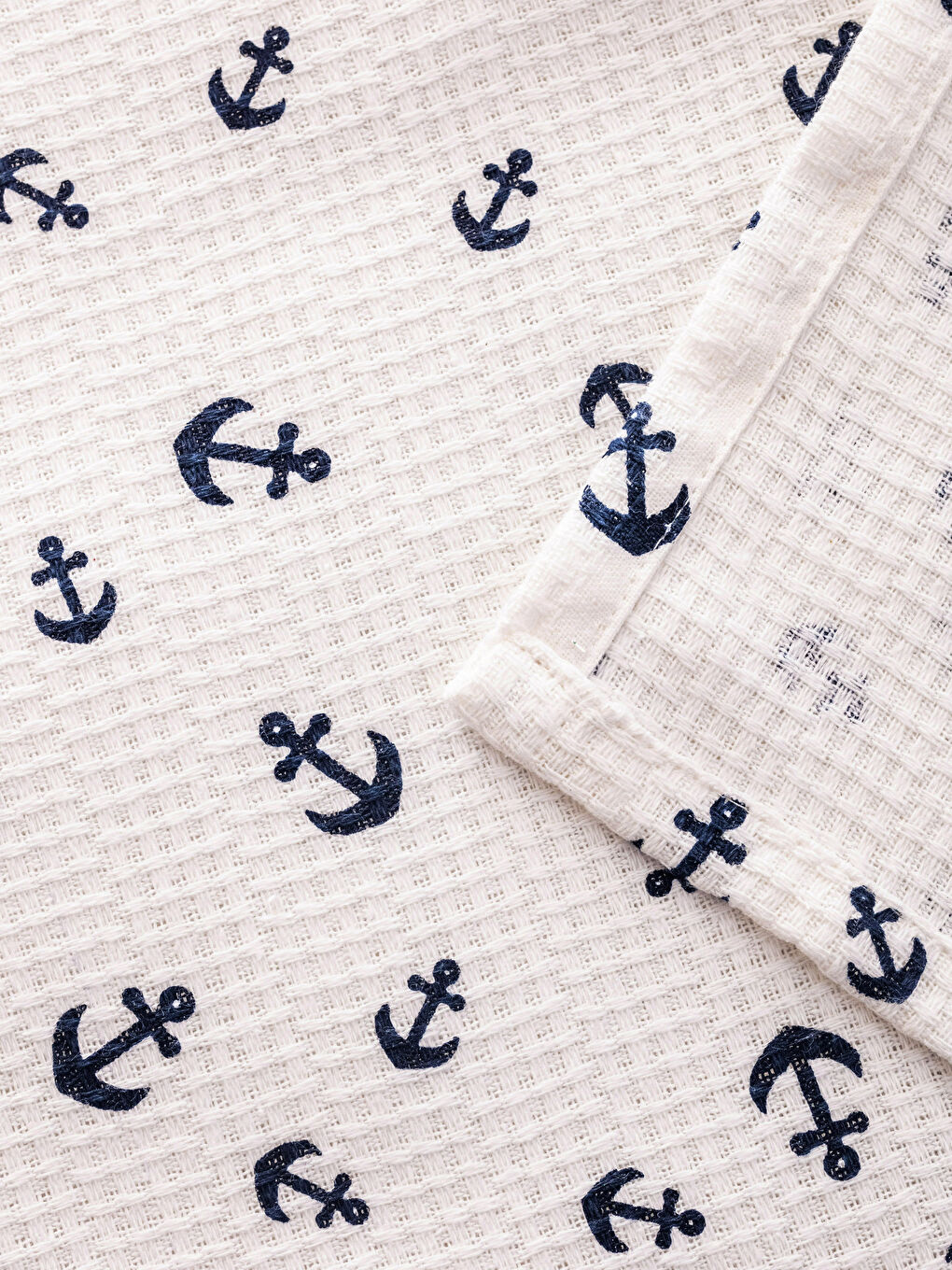 Lacivert Desenli Çift Kişilik Battal Boy Pike Seti-5