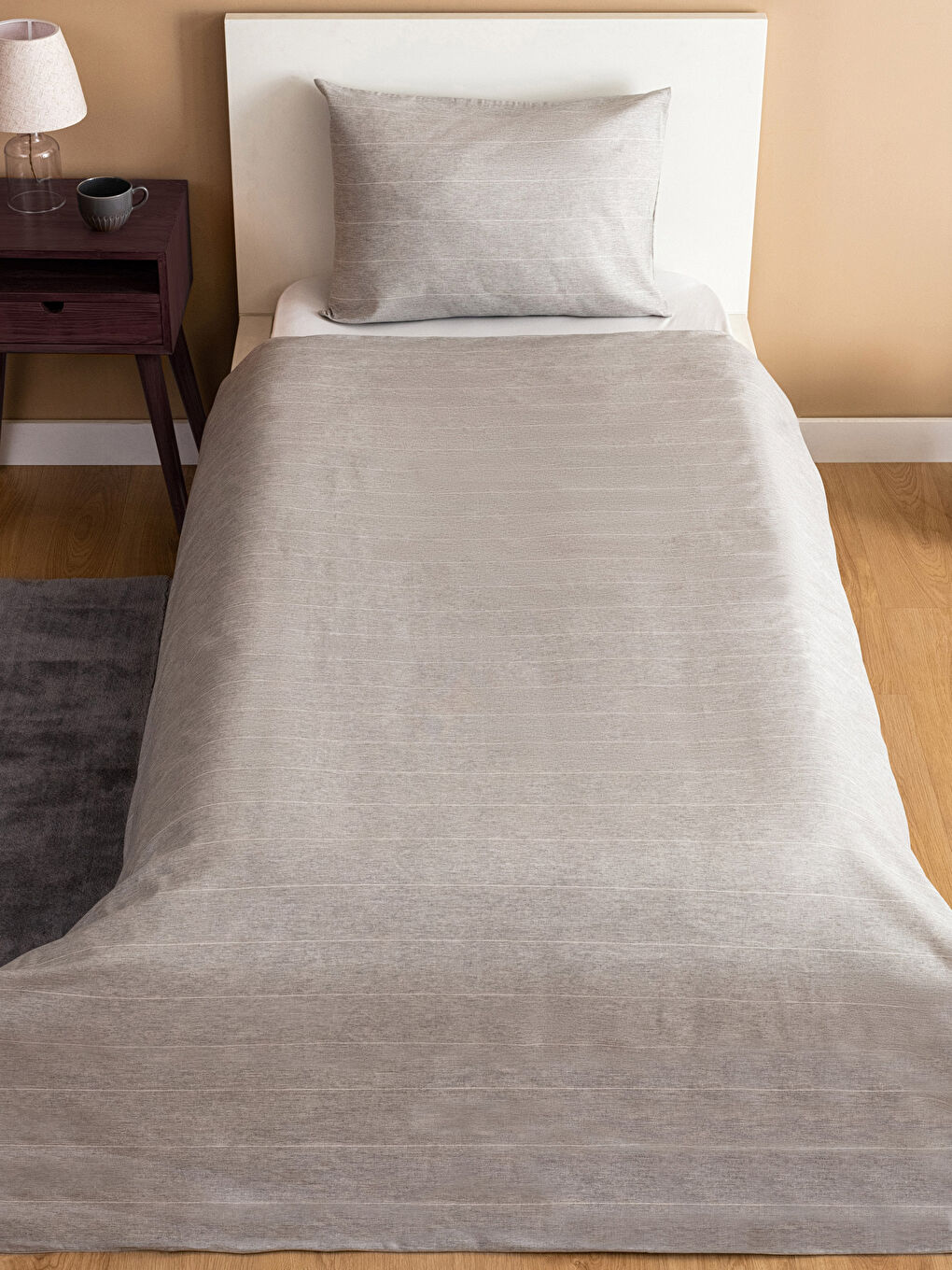 Striped Single Duvet Cover Set -S3ES62Z8-CWL