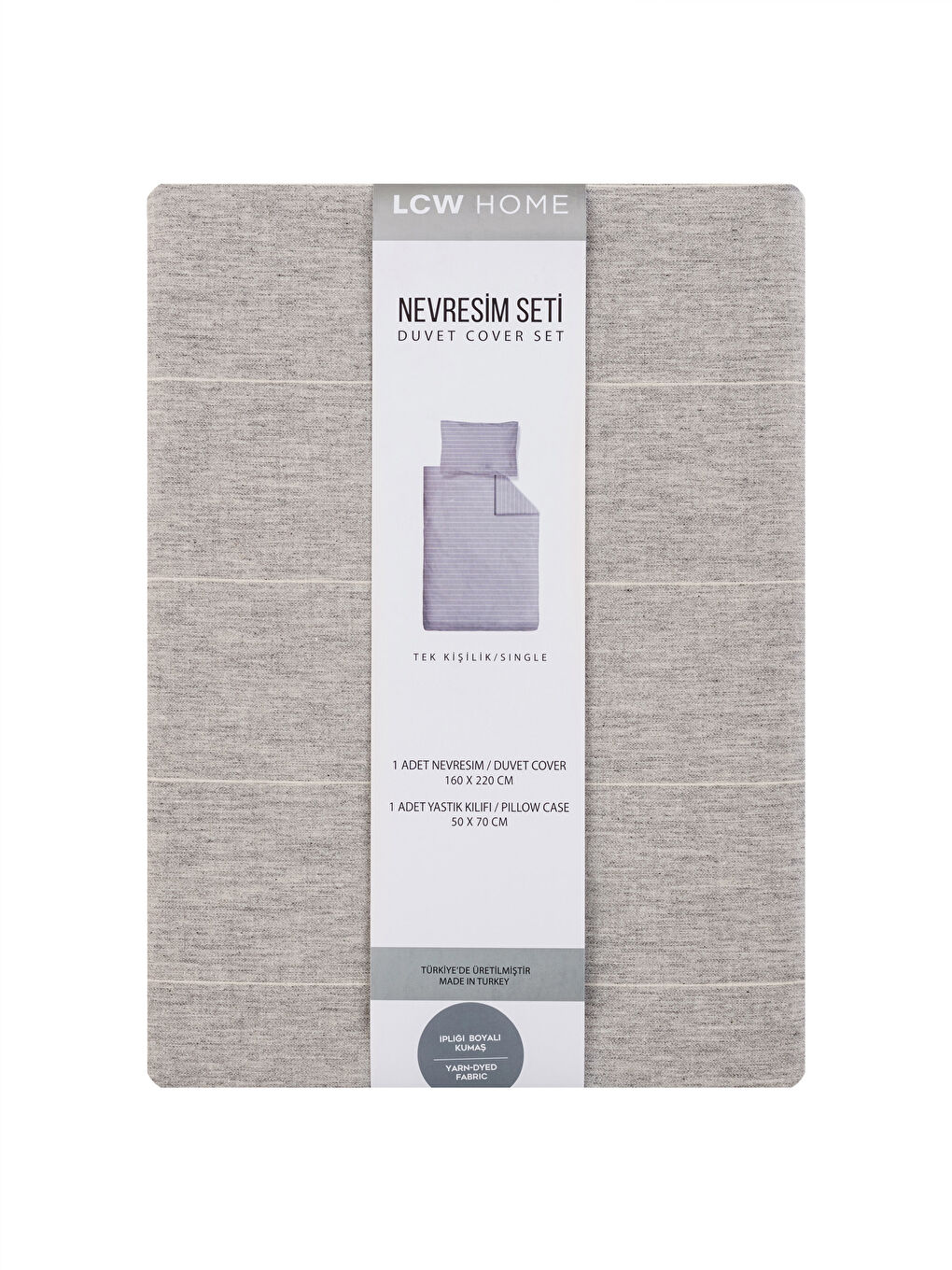 Striped Single Duvet Cover Set -S3ES62Z8-CWL