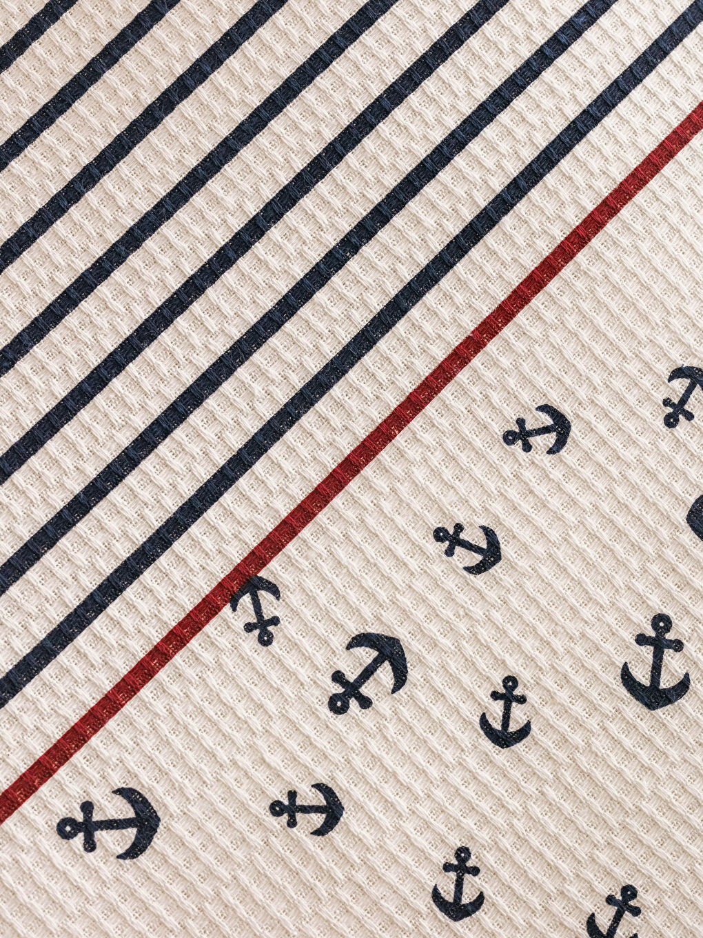 Patterned Double Pique Bedspread Set-4