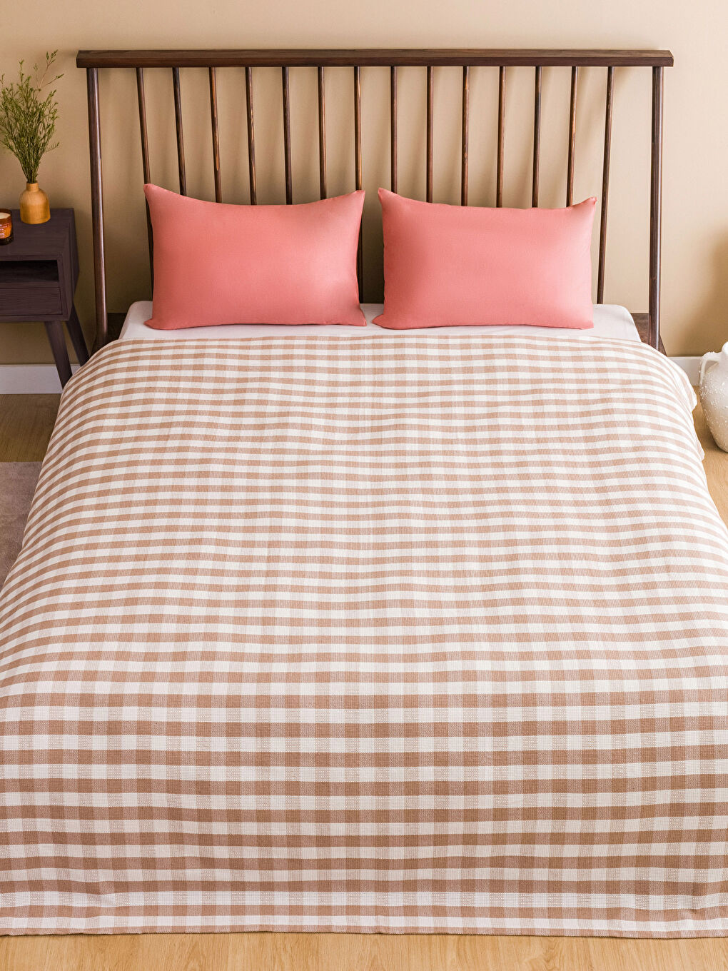 Plaid Patterned Double Pique 200x230 Cm -S3ES73Z8-DFV