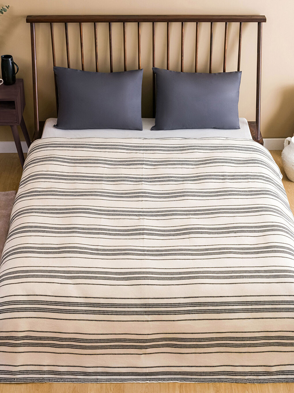 Striped Oversized Pique 220x240 Cm -S3ES78Z8-J0F