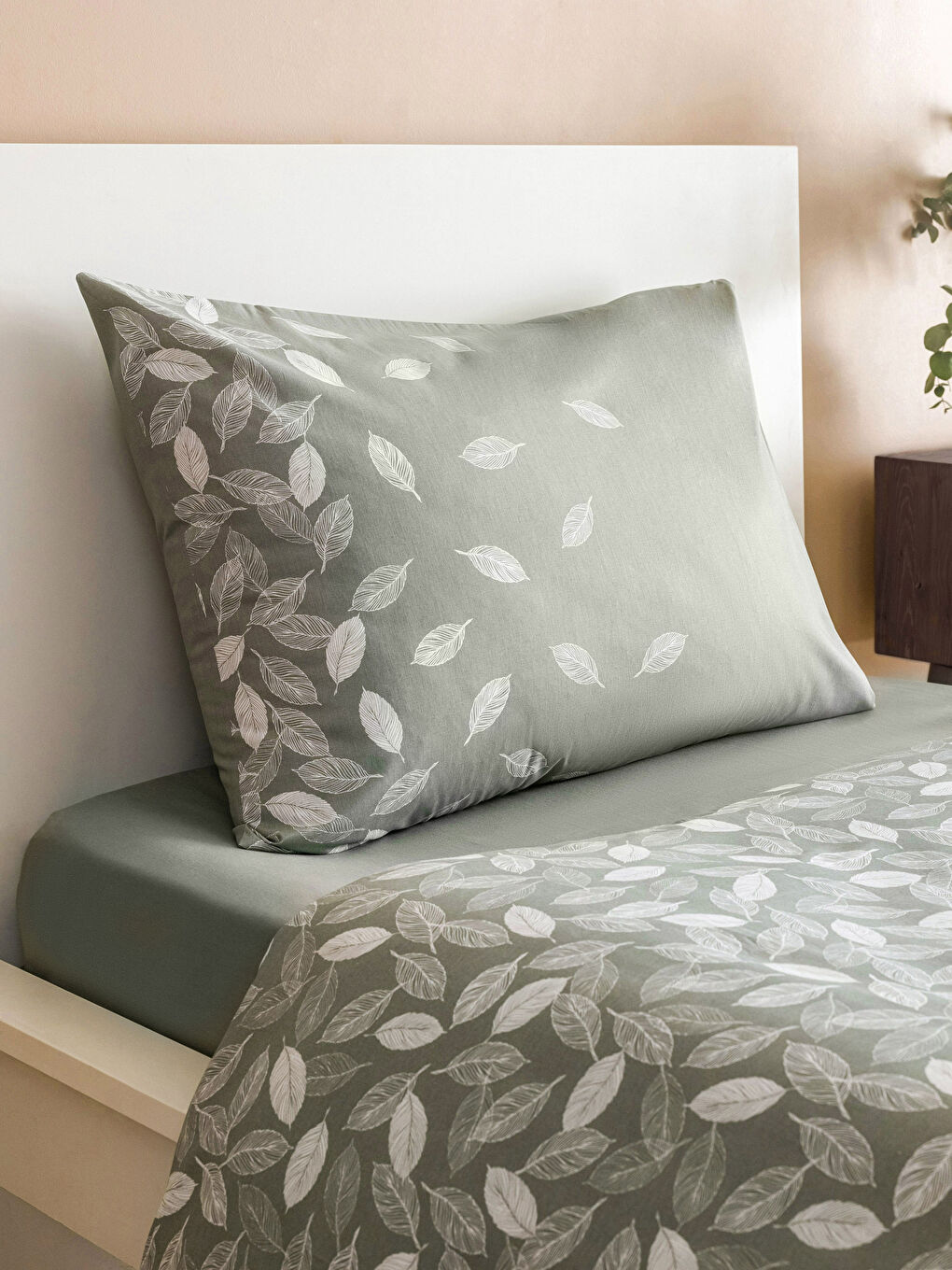 Printed Cotton Single Duvet Cover Set-2
