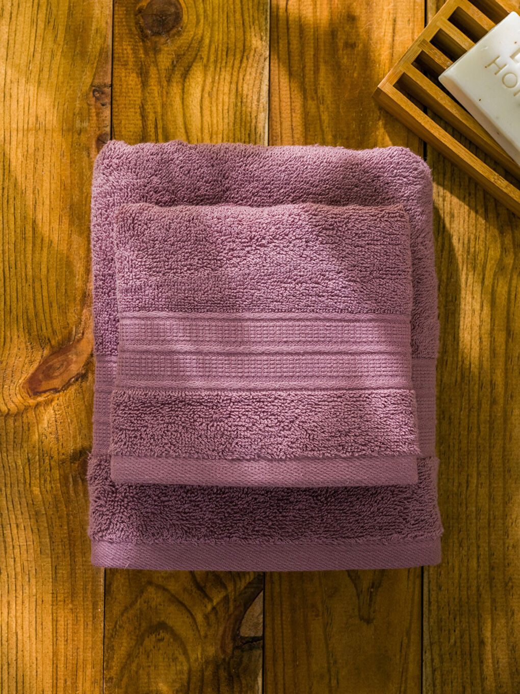 مجموعة فوط قطن سادة - مجموعتين-2