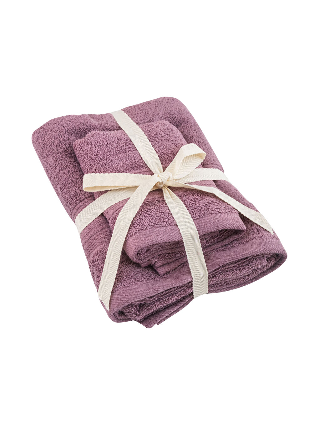 مجموعة فوط قطن سادة - مجموعتين-4