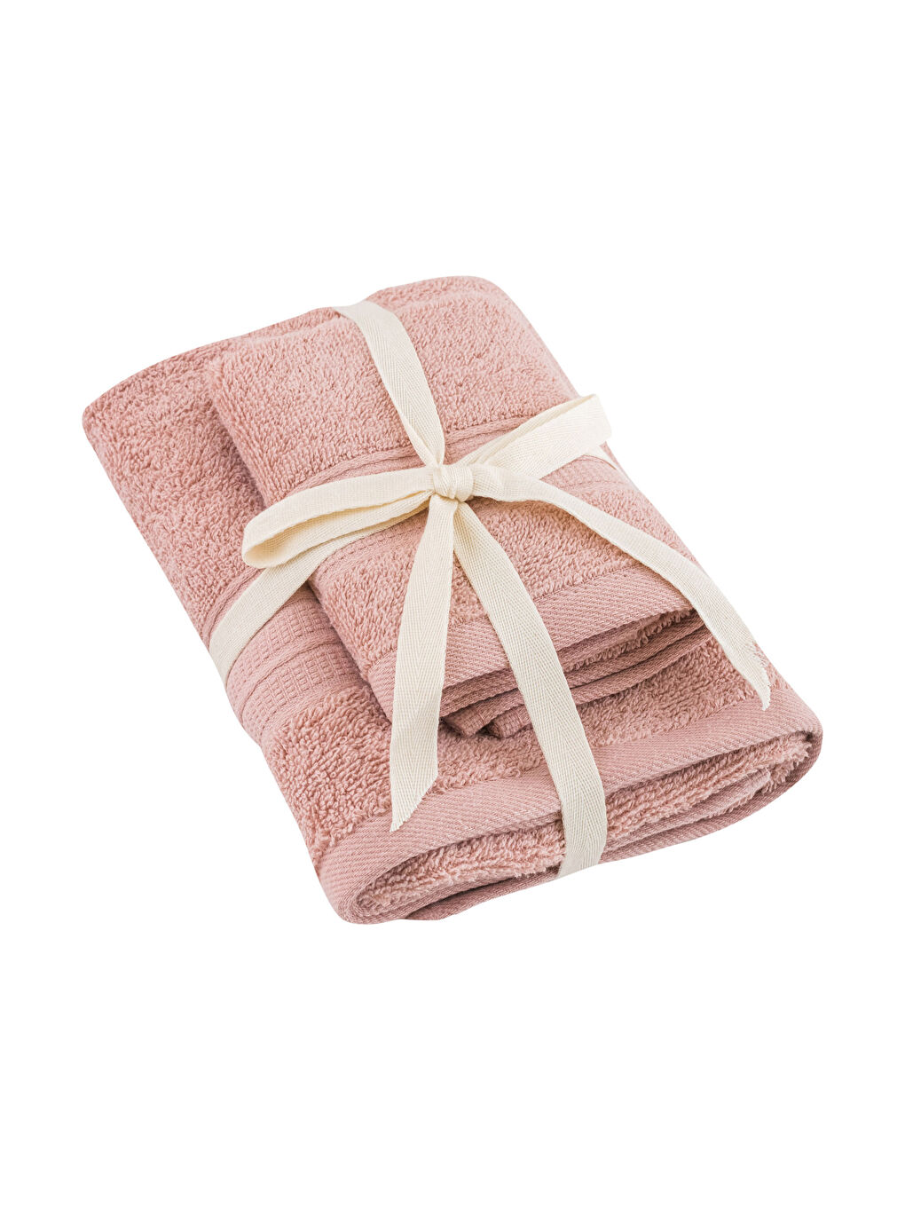 Plain Cotton Towel Set of 2-4