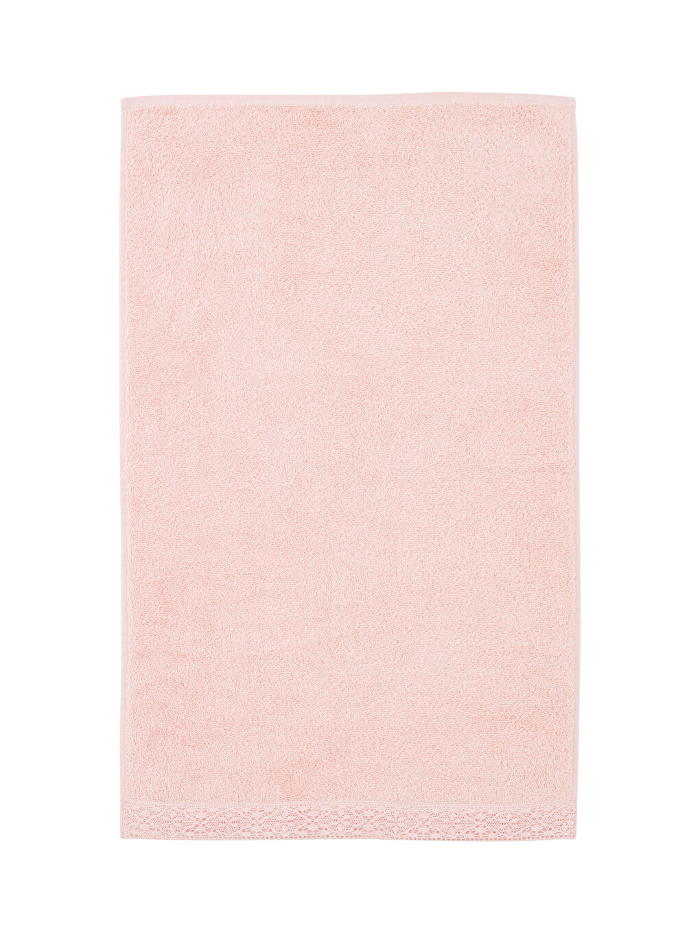 Lace Detailed Cotton Face Towel 50x80 Cm -S3EV05Z8-DRH
