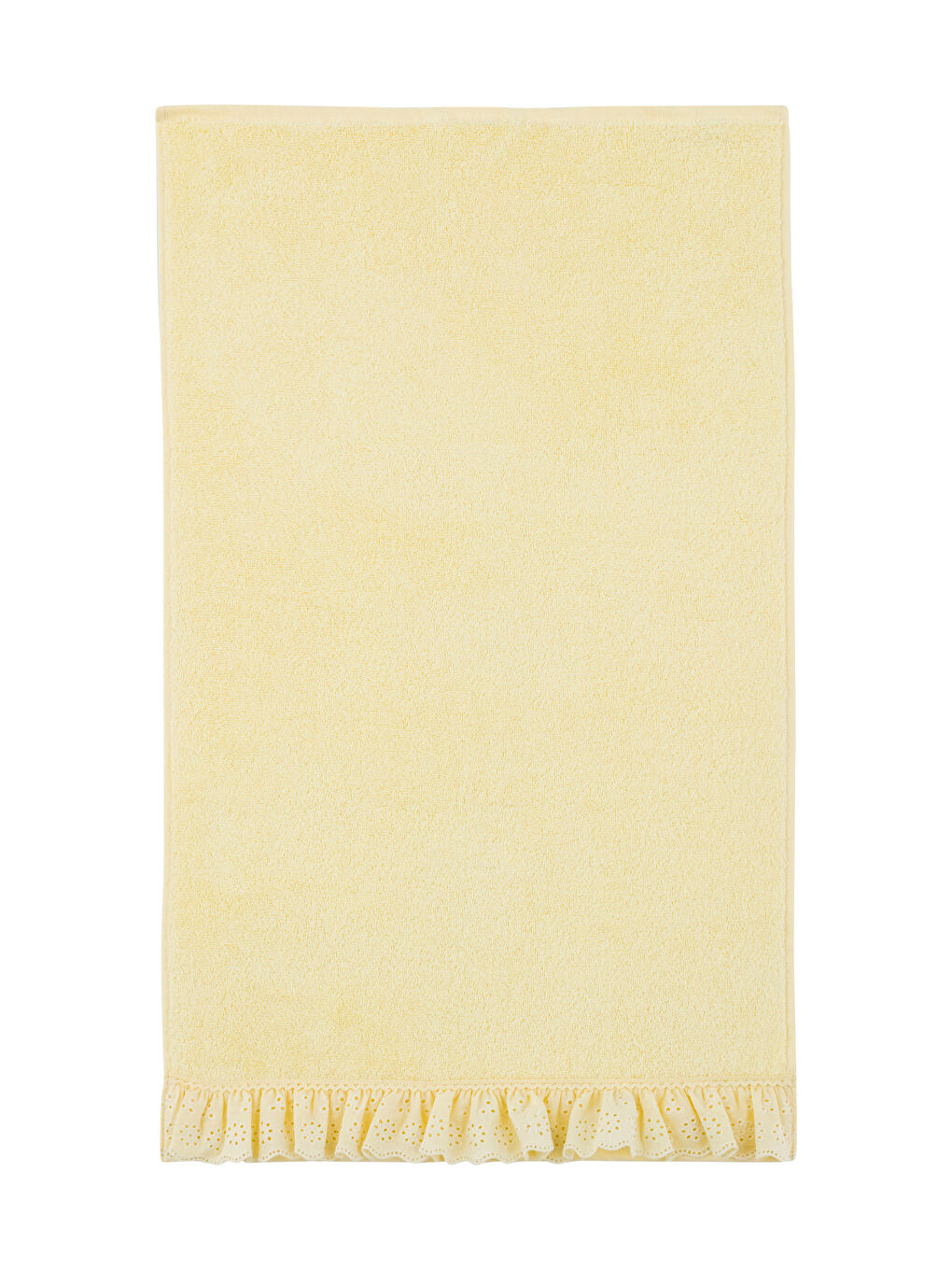 Frilly Lace Detailed Face Towel 50x80 Cm-5