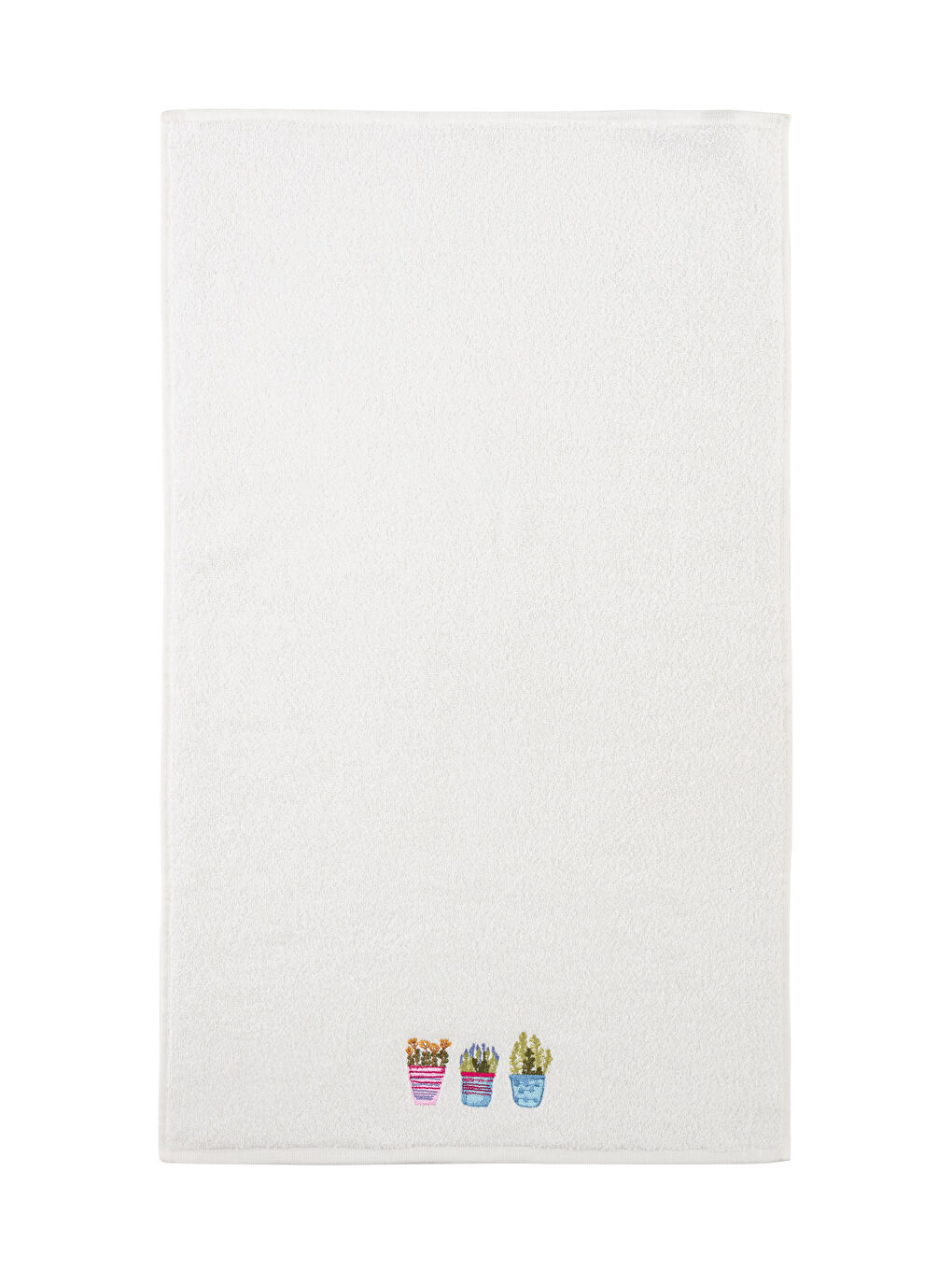Embroidered Face Towel 50x80 Cm -S3EV85Z8-EEW