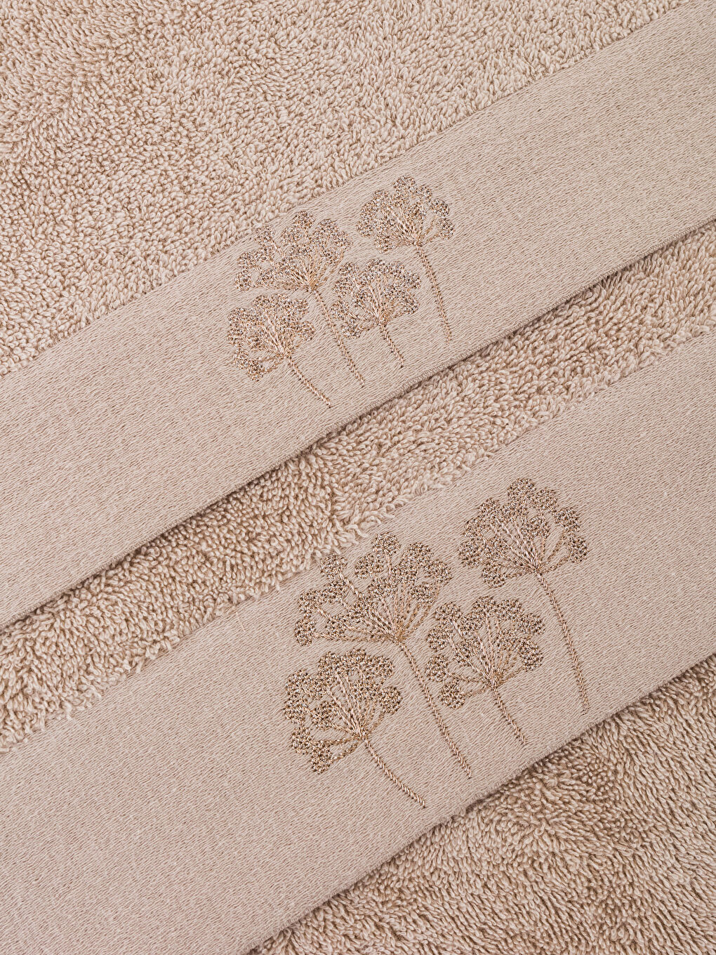 Cotton Embroidered Towel Set 2 Pack-3