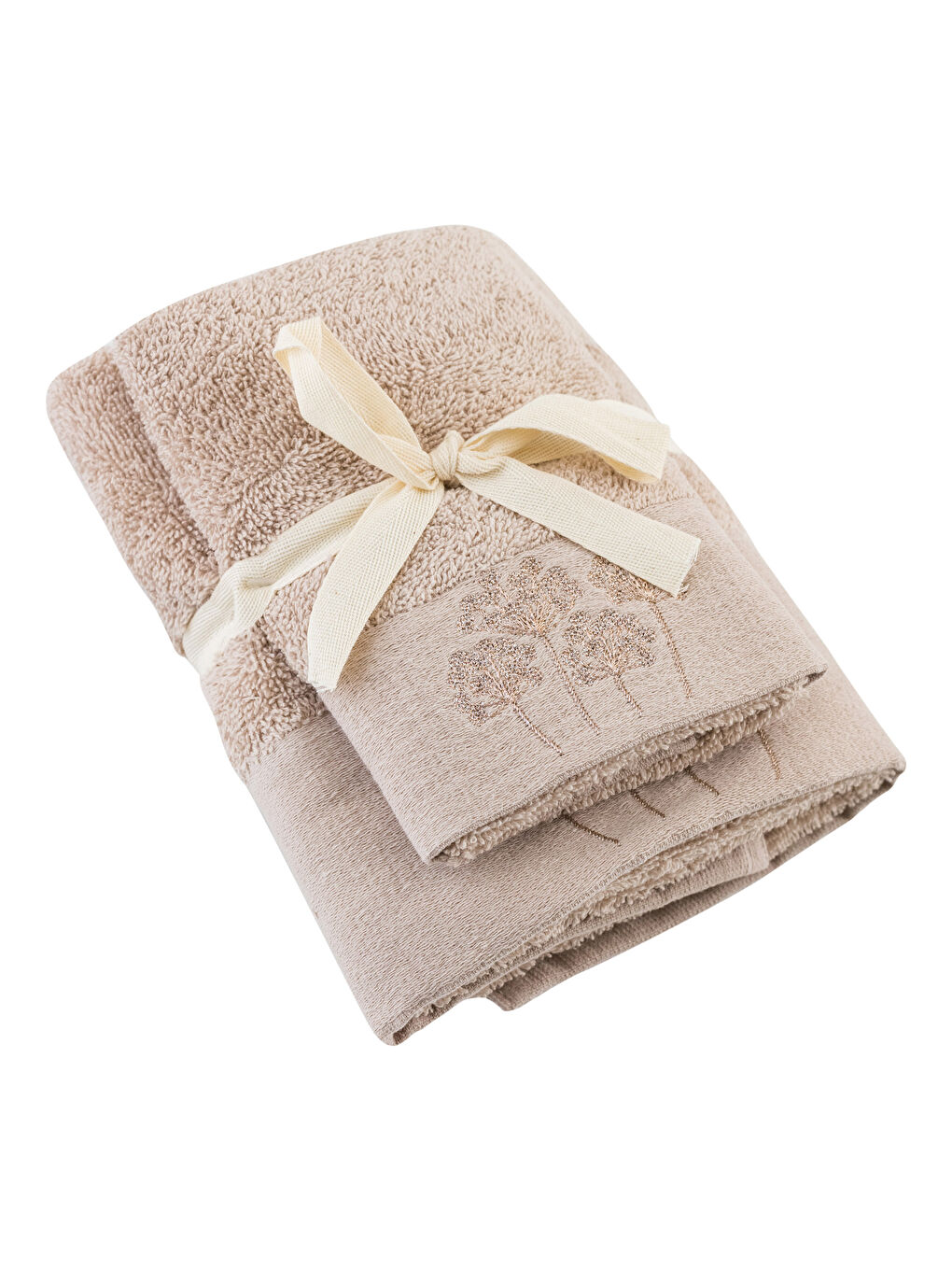 Cotton Embroidered Towel Set 2 Pack-4