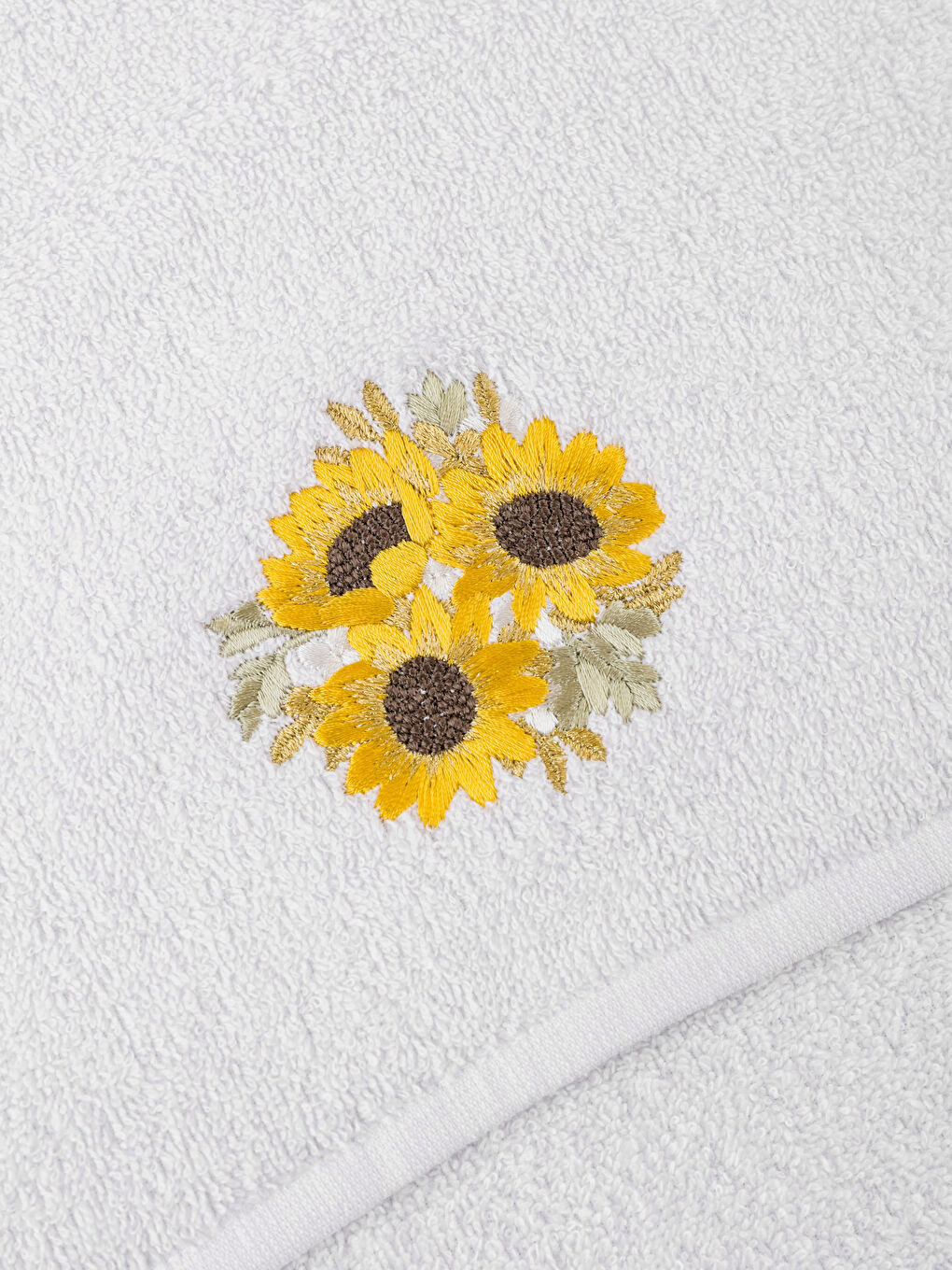 Embroidered Face Towel 50x80 Cm -S3EY02Z8-J5E