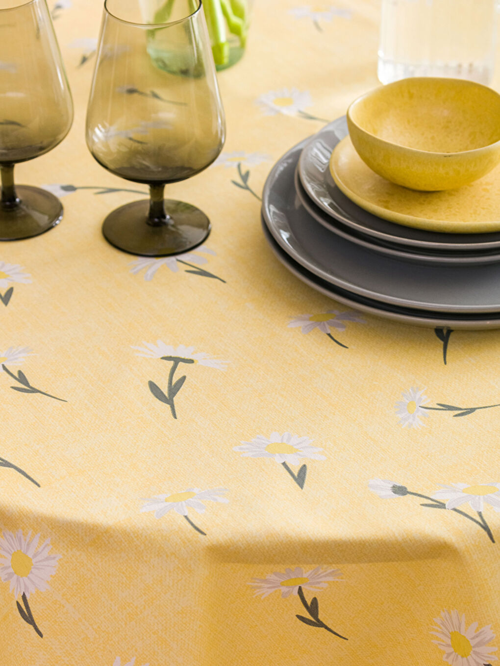 LCW HOME Karişik Baskılı Masa Örtüsü 150x150 cm - 2