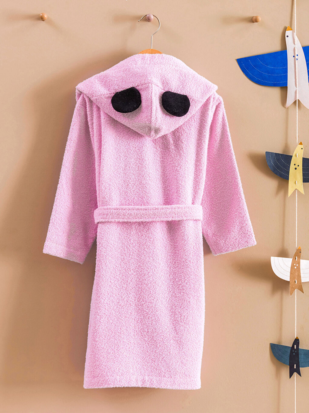 Peignoir Enfant À Capuche Minnie Mouse Brodé-1