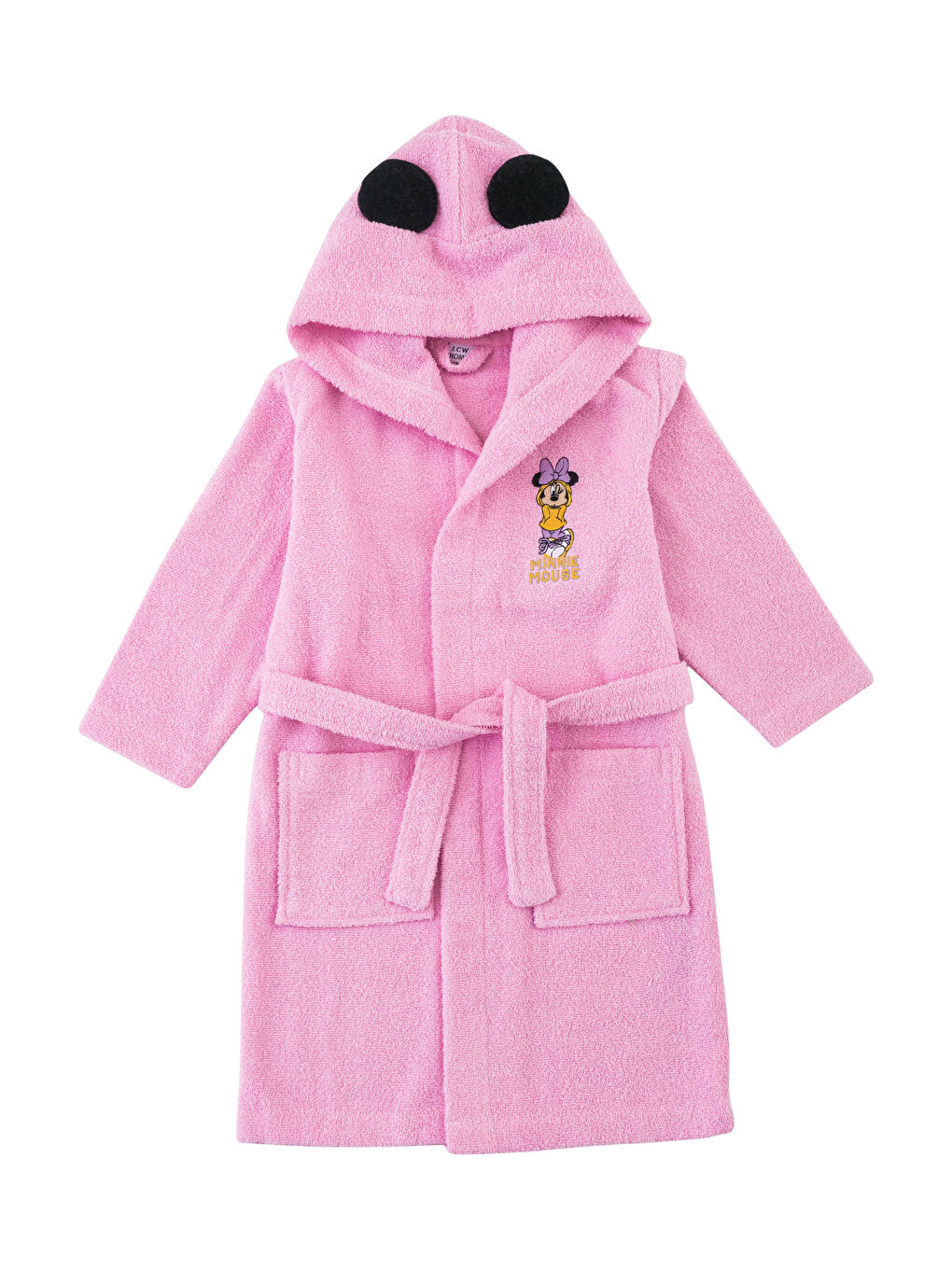Peignoir Enfant À Capuche Minnie Mouse Brodé-5