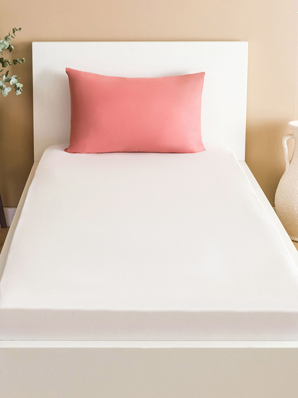 Elastic Cotton Intermediate Size Bed Sheet 120x200 Cm