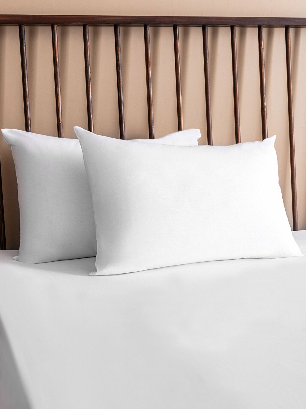 Drap De Lit Élastique Plat Tissé Double Et Taie D'Oreiller-1