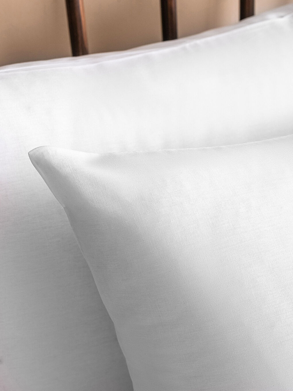 Drap De Lit Élastique Plat Tissé Double Et Taie D'Oreiller-2