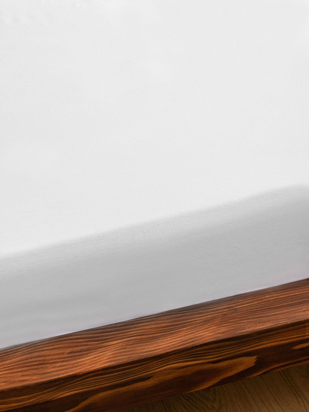 Drap De Lit Élastique Plat Tissé Double Et Taie D'Oreiller-3