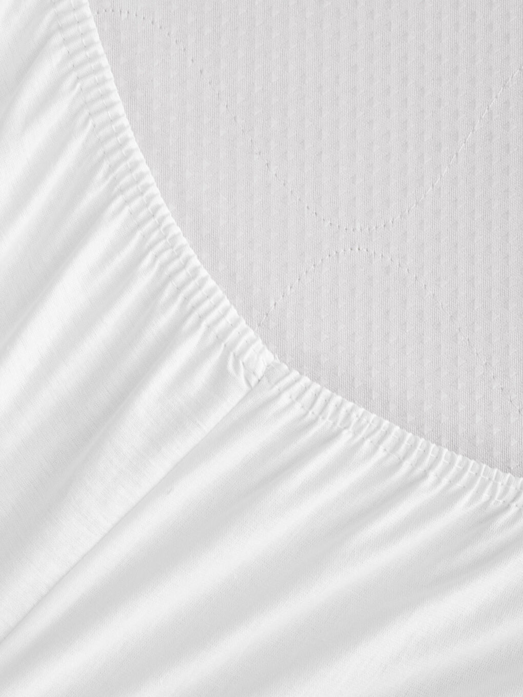 Drap De Lit Élastique Plat Tissé Double Et Taie D'Oreiller-4