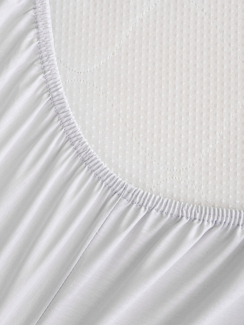 Cearceaf Elastic Simplu din Bumbac Single 100x200x30 Cm-2