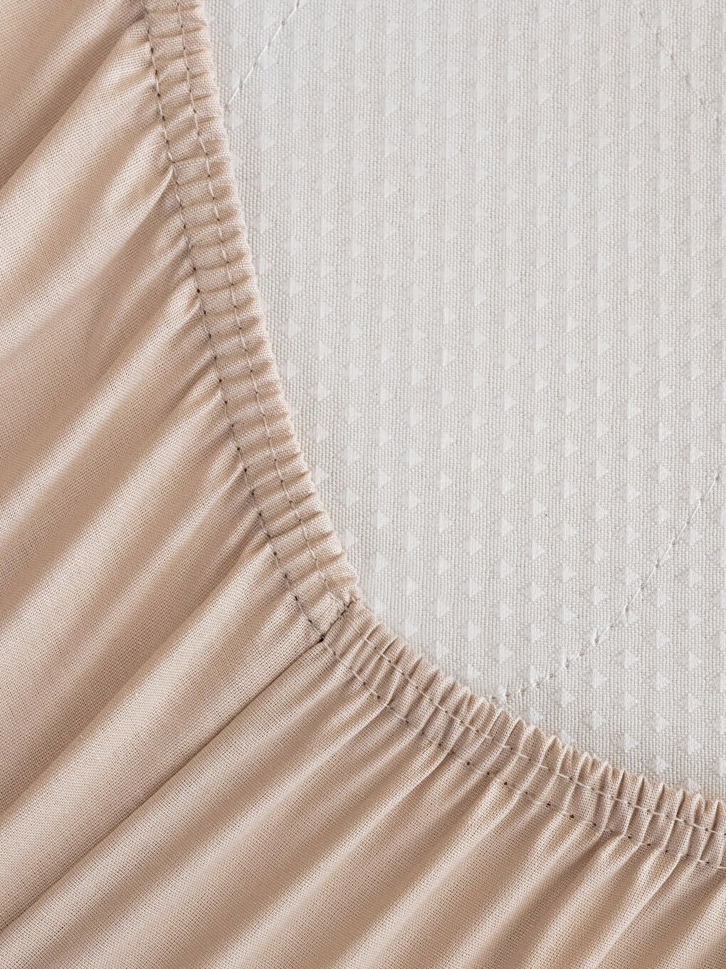 Cearșaf Dublu din Bumbac Simplu Stil Ajustat 160x200x30 cm-2