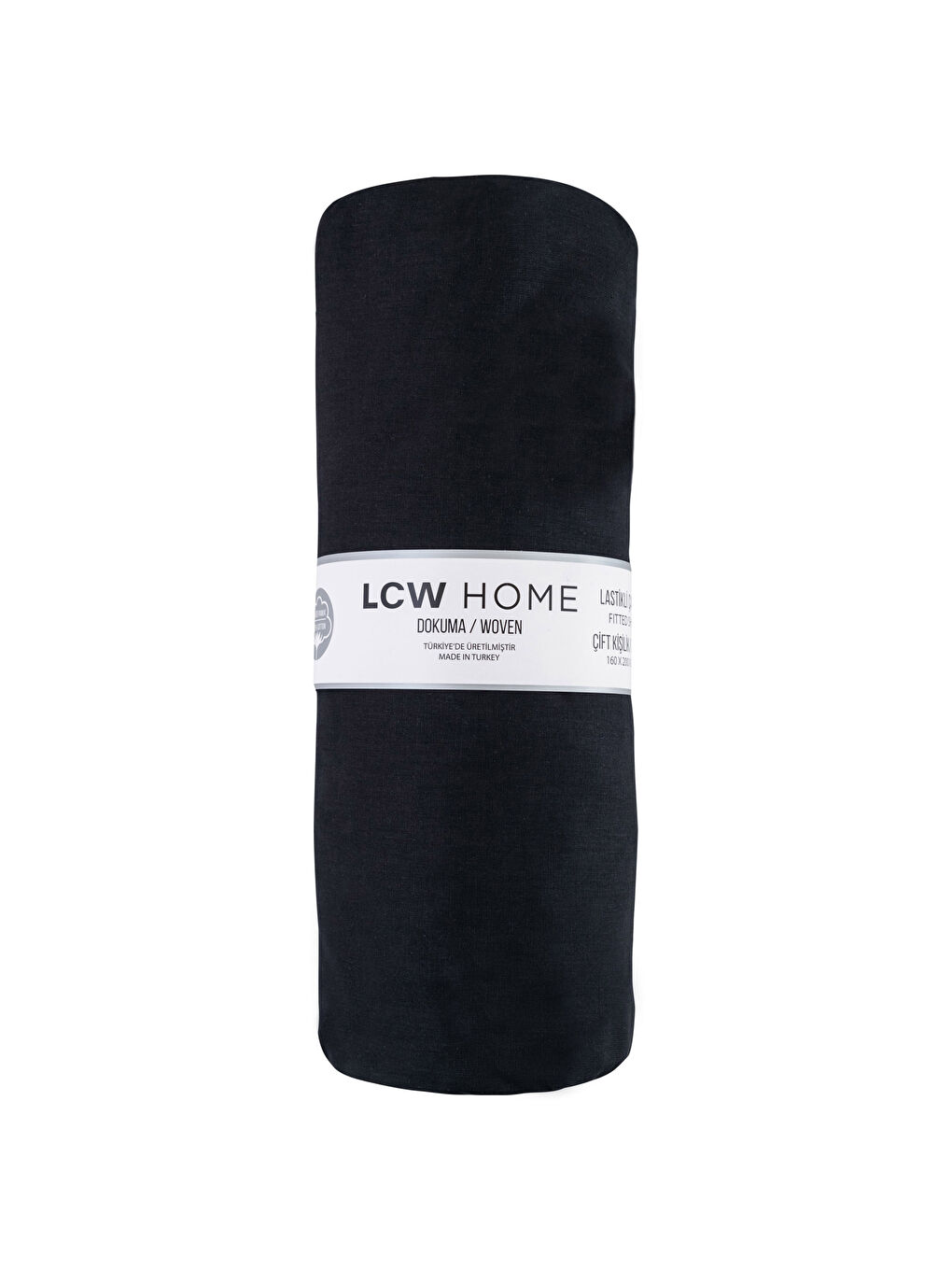 Plain Cotton Double Fitted Sheet 160x200x30 cm-3