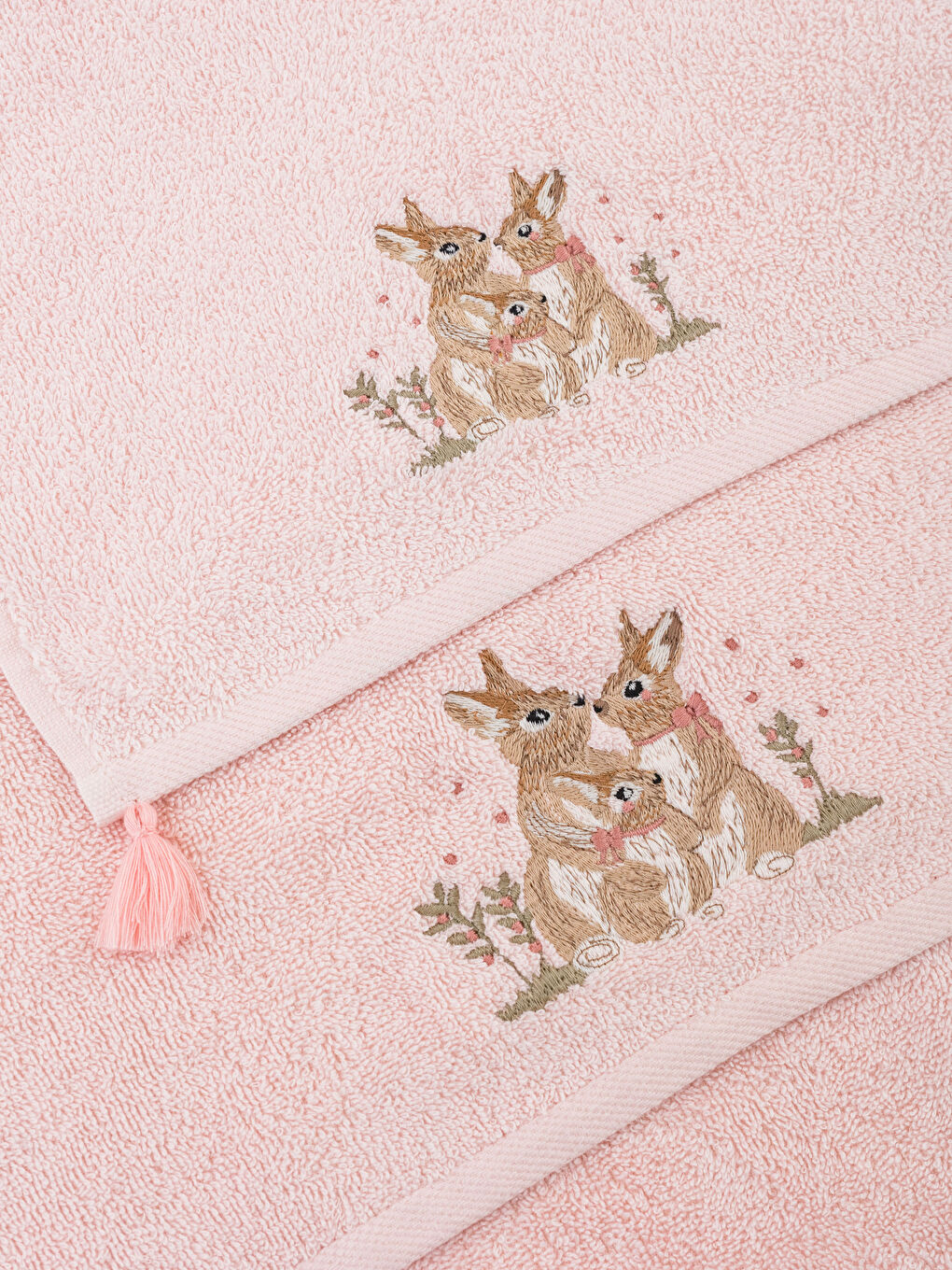 Cotton Embroidered Towel Set 2 Pack-3